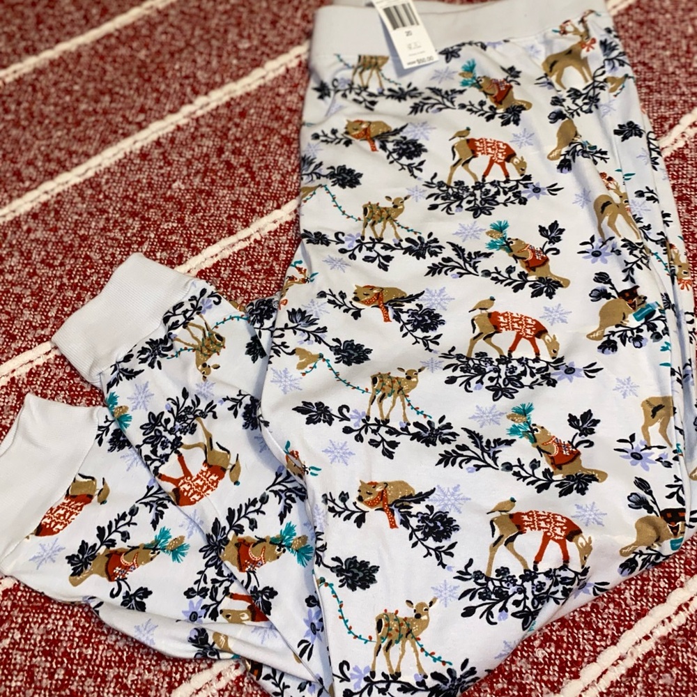 Vera Bradley Merry Mischief Snow Day Ribbed Jogger Pajama Pants 2XL